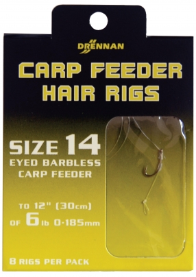 DRENNAN BARBLESS CARP FEEDER HAIR RIGS