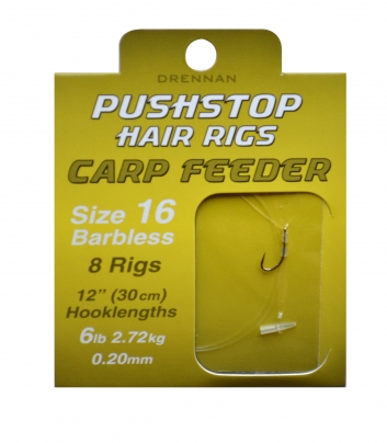 DRENNAN CARP FEEDER PUSHSTOP HAIR RIGS