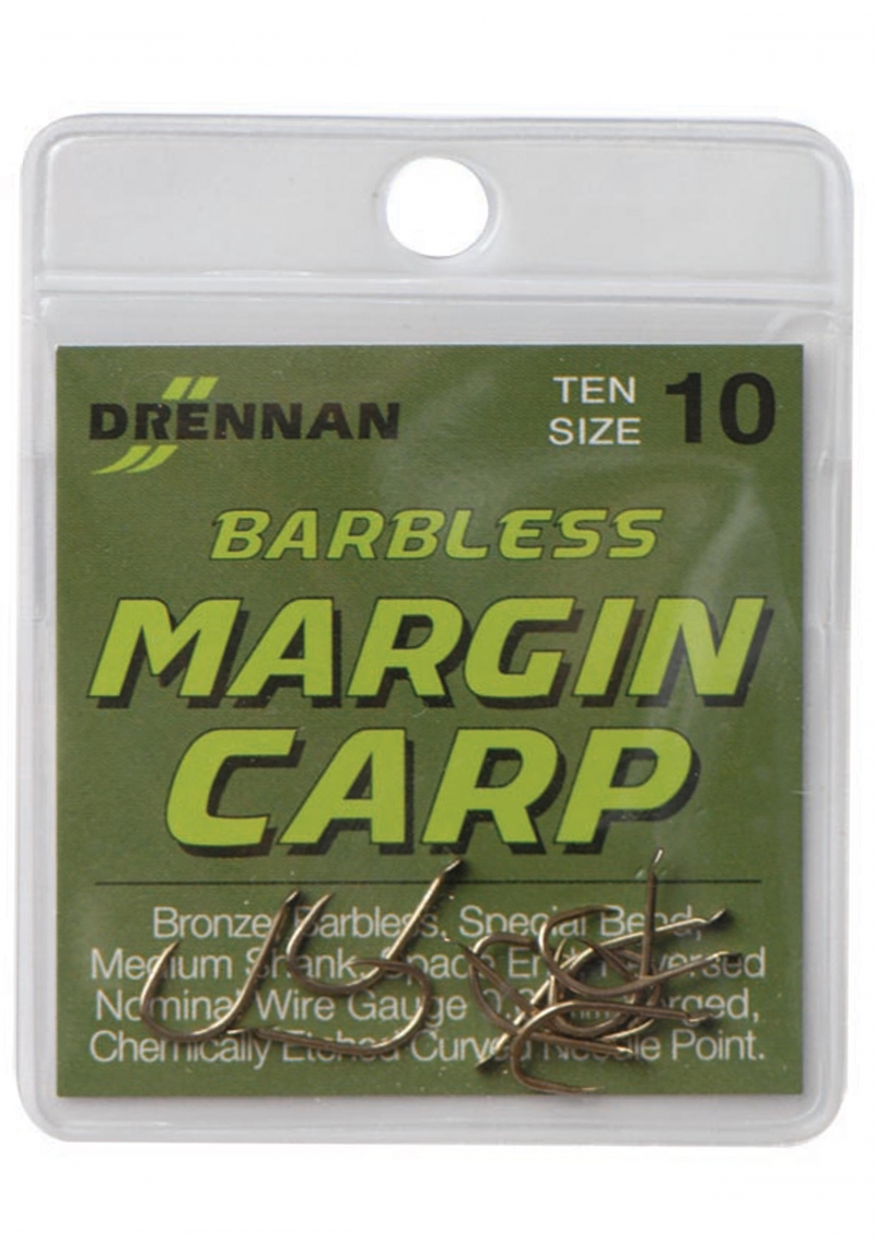 DRENNAN MARGIN CARP HOOK HOOKS AND READY TIED RIGS Oakwood Tackle