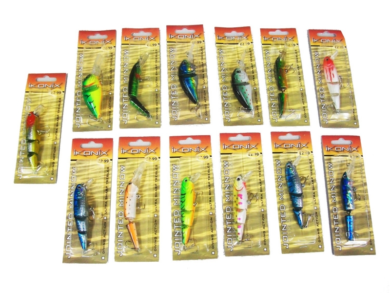 IKONIX JOINTED MINNOWS PLUGS AND LURES Oakwood Tackle