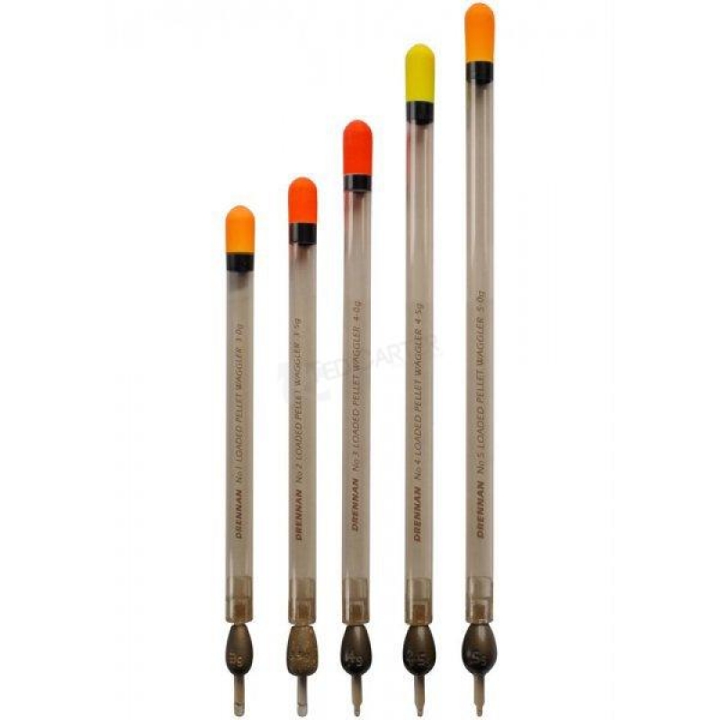 DRENNAN LOADED PELLET WAGGLERS FLOATS AND PELLET WAGGLERS Oakwood