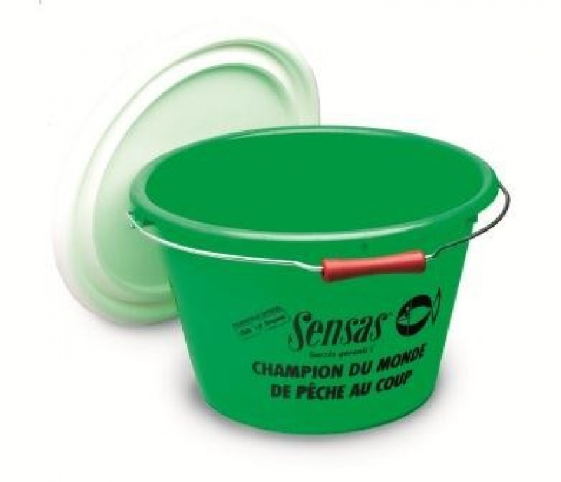 SENSAS CLUB BUCKET AND LID GROUNDBAIT BOWLS AND ACCESSORY BAGS