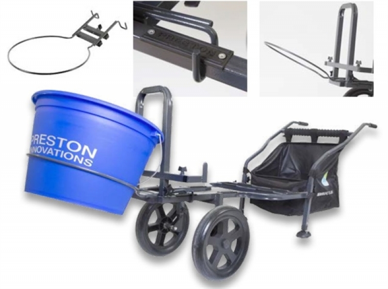 PRESTON SHUTTLE BAIT BUCKET HOOP TROLLEYS AND BARROWS Oakwood Tackle