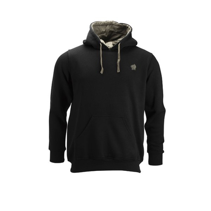 NASH TACKLE HOODY BLACK NASH CLOTHING Oakwood Tackle