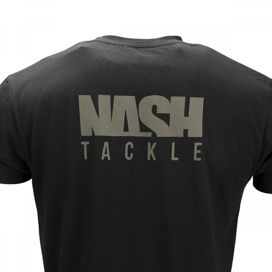NASH TACKLE TSHIRT BLACK NASH CLOTHING Oakwood Tackle